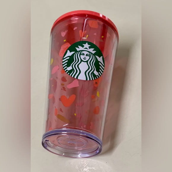 Valentines Day 2020 Exclusive Starbucks Double Walled 16 oz Lidded Tumbler - Picture 12 of 15